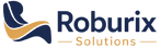 Roburix Solutions logo with a blue and orange design on a white background